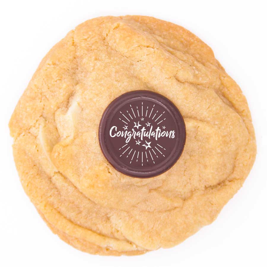 Vegan Dairy Free White Chocolate Message Cookie