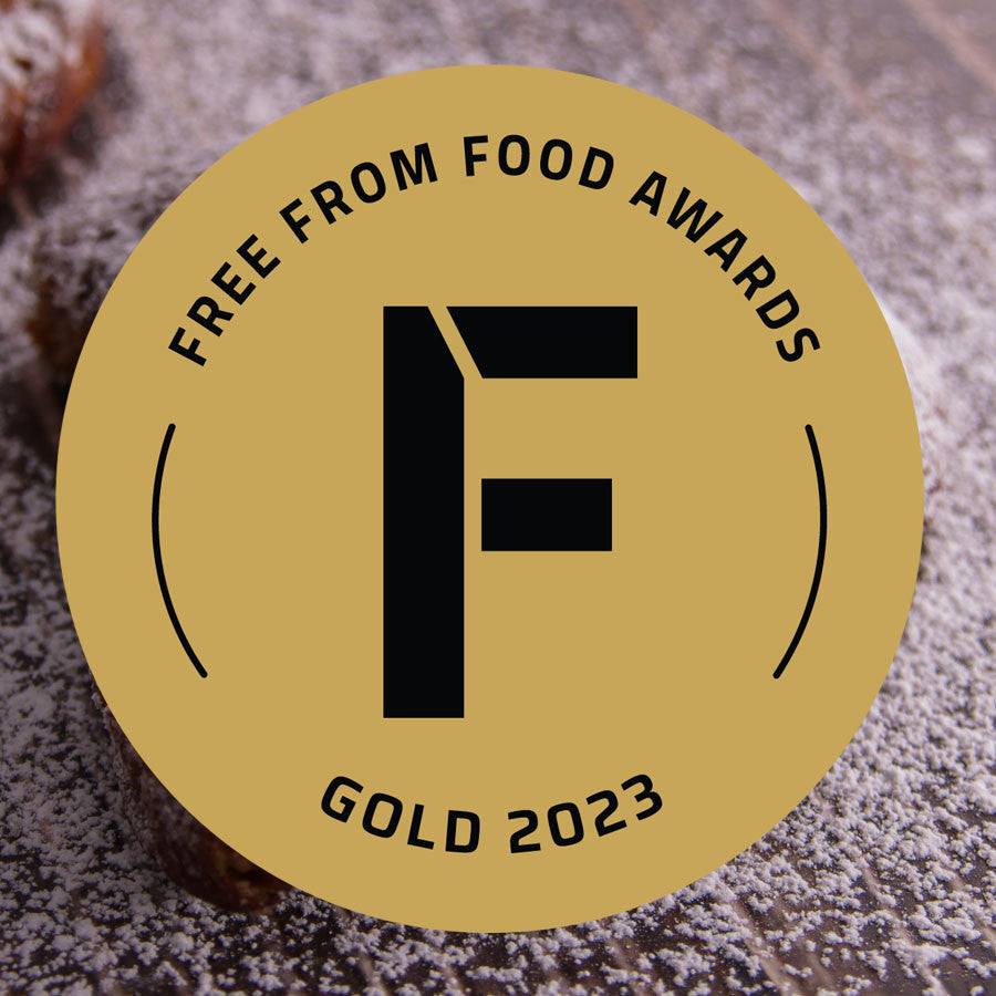 gold award winning vegan gluten free cinnamon cookie