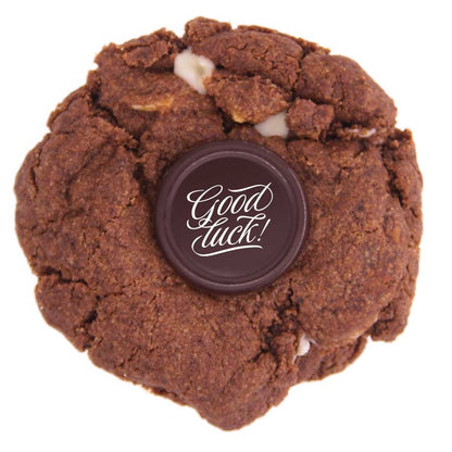 Vegan Gluten Free Triple Chocolate Message Cookie