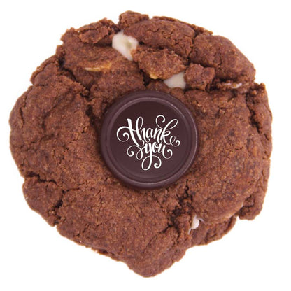 Vegan Gluten Free Triple Chocolate Message Cookie