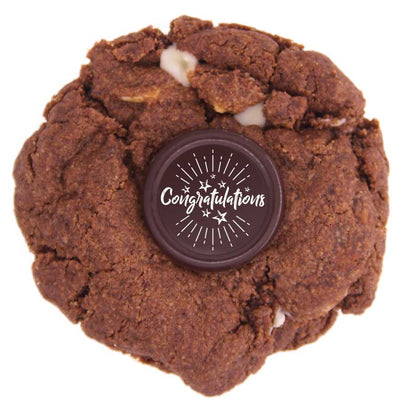 Vegan Gluten Free Triple Chocolate Message Cookie