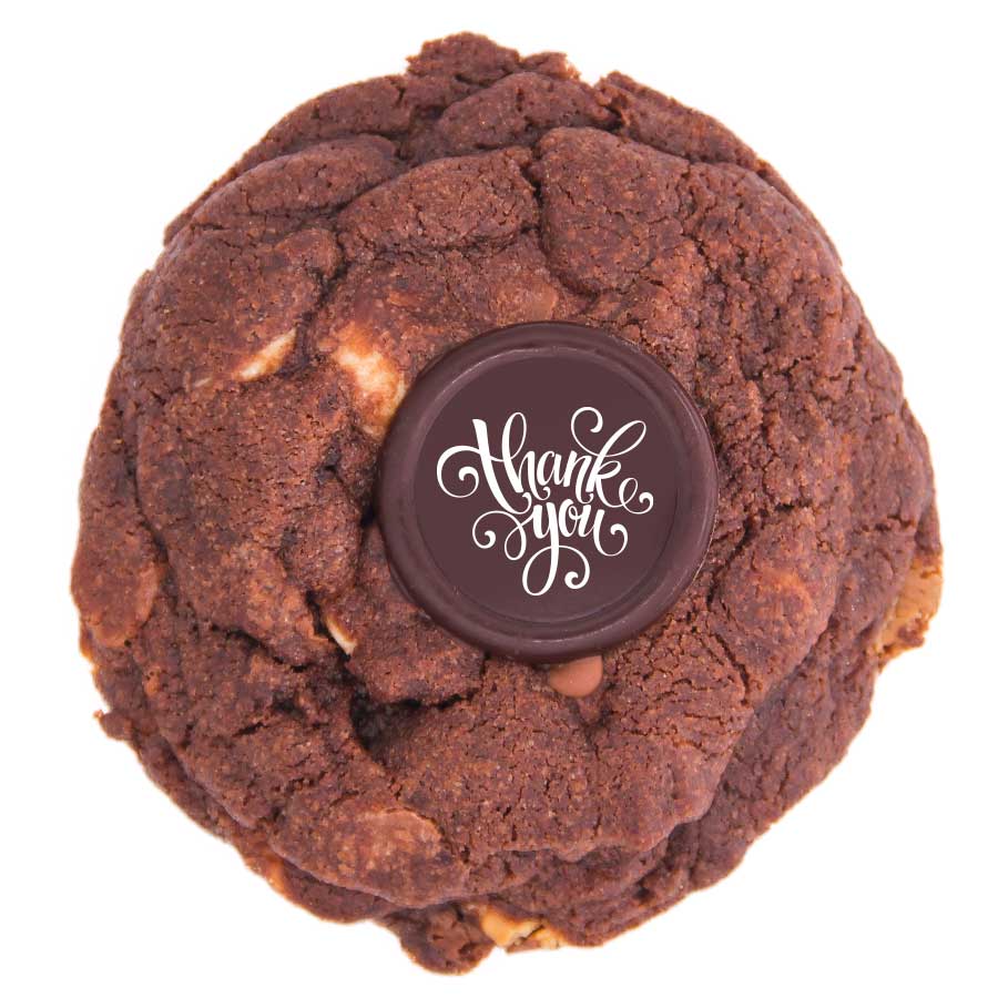 Triple Chocolate Message Cookie