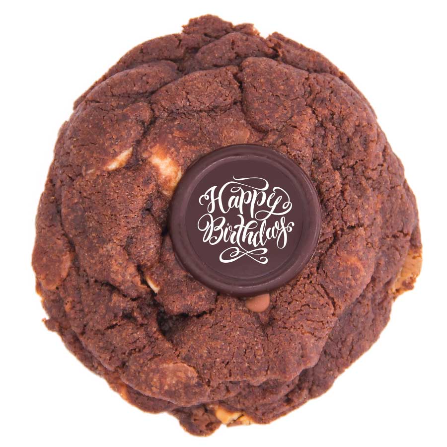 Triple Chocolate Message Cookie