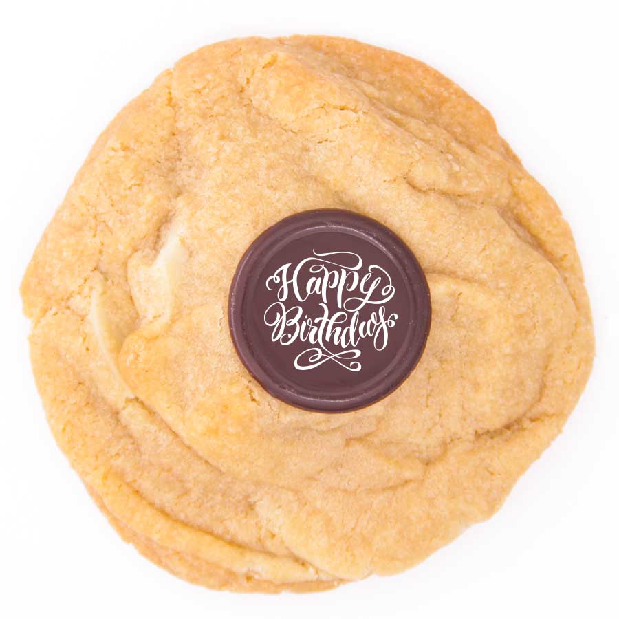 Vegan Dairy Free White Chocolate Message Cookie