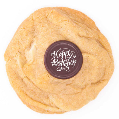 Vegan Dairy Free White Chocolate Message Cookie
