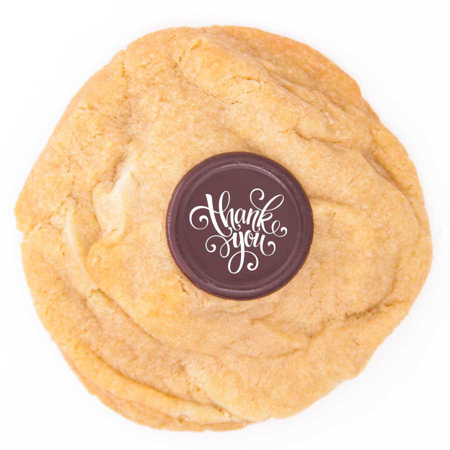 Vegan Dairy Free White Chocolate Message Cookie