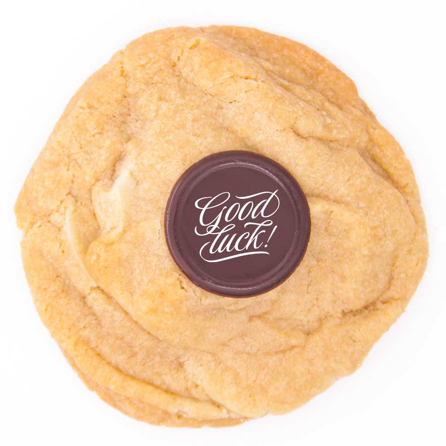 Vegan Dairy Free White Chocolate Message Cookie