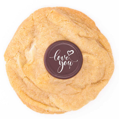 Vegan Dairy Free White Chocolate Message Cookie