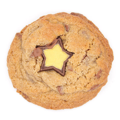 Gluten Free Milk Chocolate Gold Star Cookie
