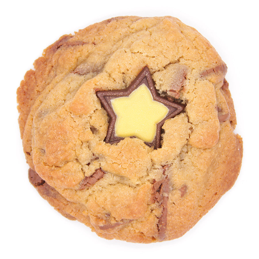 Milk Chocolate Gold Star Cookie