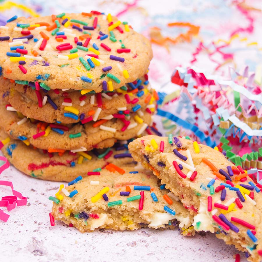White Chocolate Funfetti Cookie