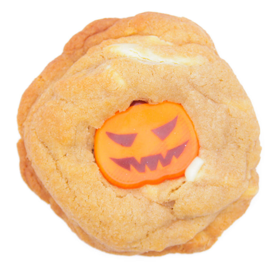 halloween gluten free white chocolate cookie