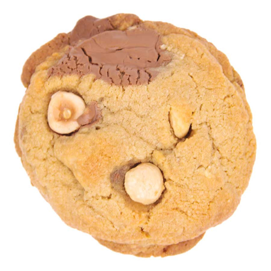 hazelnut and milk chocolate cookie
