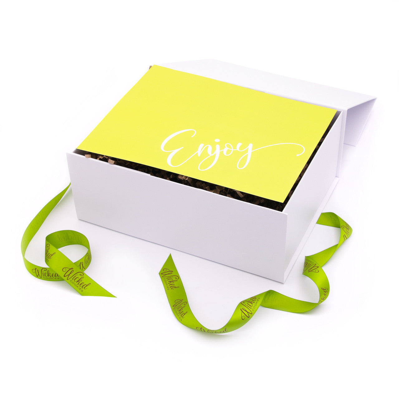 Classic Cookie Selection in Luxury Gift Box with Hand Tied Ribbon and Bow