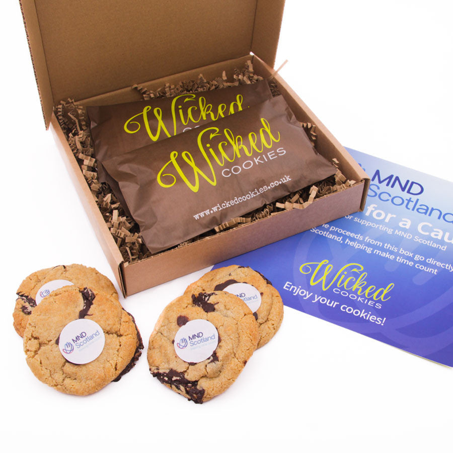 4 x Vegan Gluten Free Chocolate Chunk cookie box