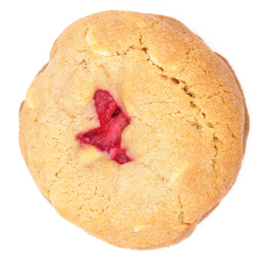 Raspberry and White Chocolate Cookie
