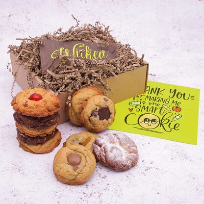 teachers gift cookie selection box