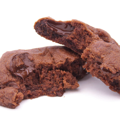 Vegan Dairy Free Double Chocolate Cookie with Gold Star