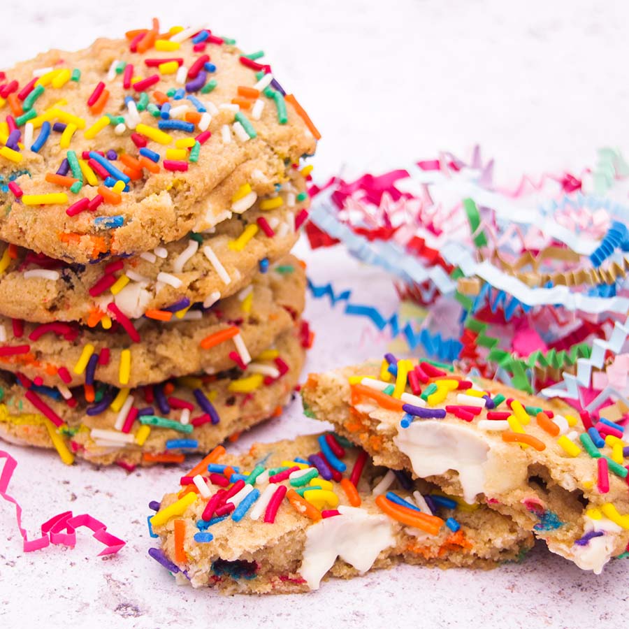 Vegan Gluten Free Funfetti Cookie
