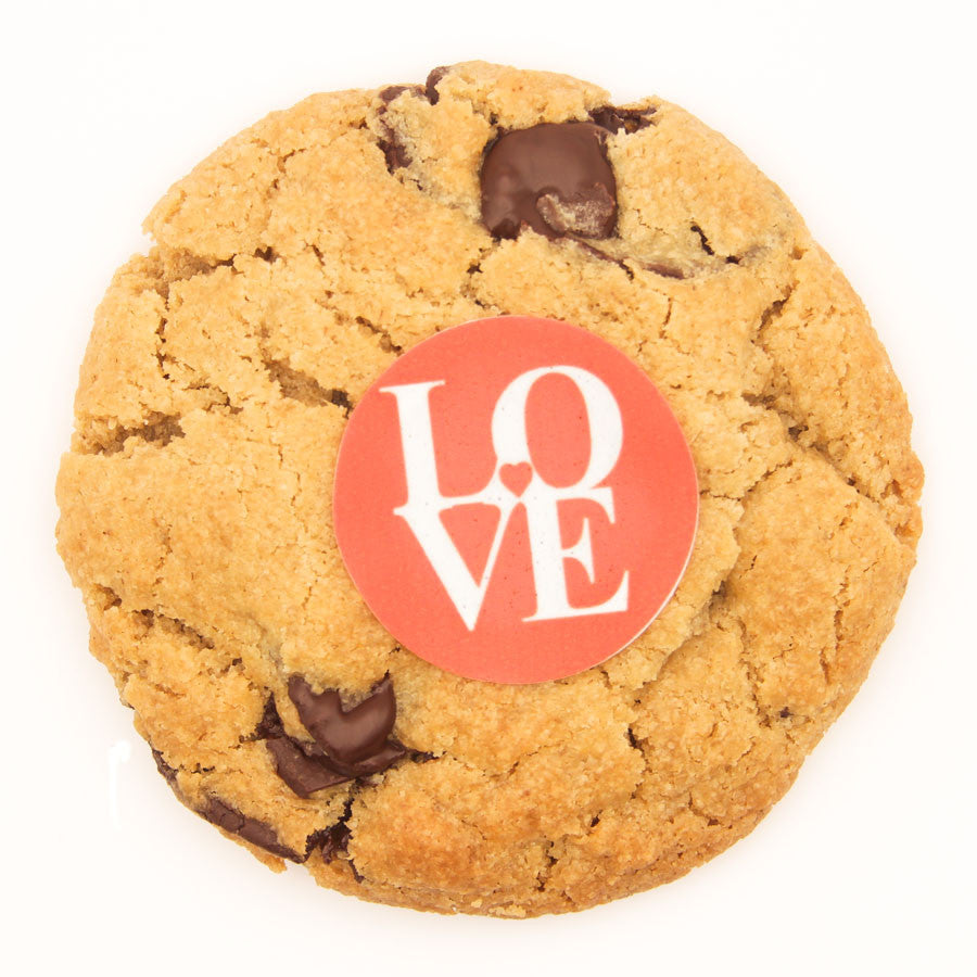 vegan gluten free LOVE cookie